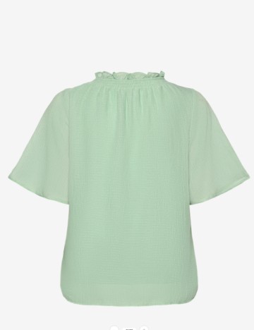 Cămașă cu mânecă scurtă Vero Moda, verde