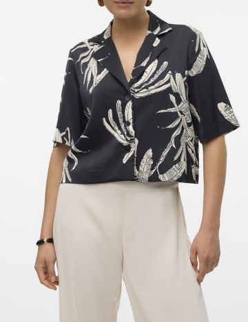 Cămașă cu mânecă scurtă AWARE by VERO MODA, mix culori