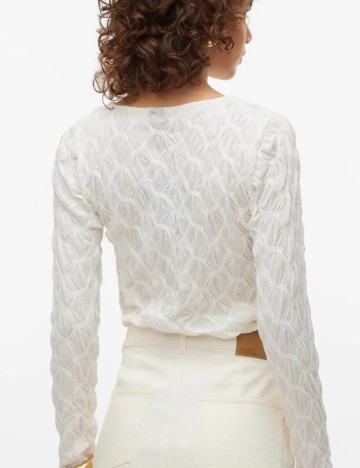 Bluză Vero Moda, crem
