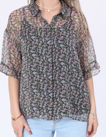 Cămașă cu mânecă scurtă Vero Moda, mix culori