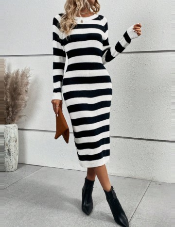 Rochie midi Shein, mix culori