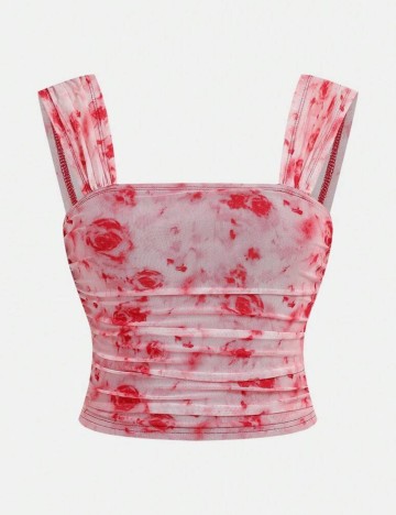 Top Shein, mix culori