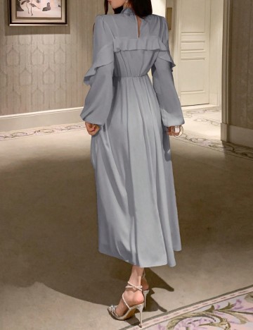 Rochie maxi Shein DAZY, gri