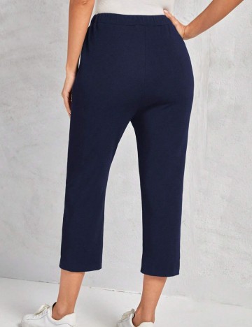 Pantaloni Shein Emery Rose, bleumarin