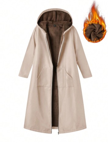 Jachetă Shein Curve+, bej