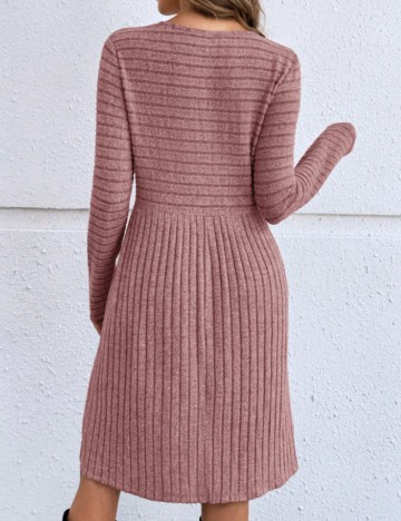 Rochie midi Shein Emery Rose, roz