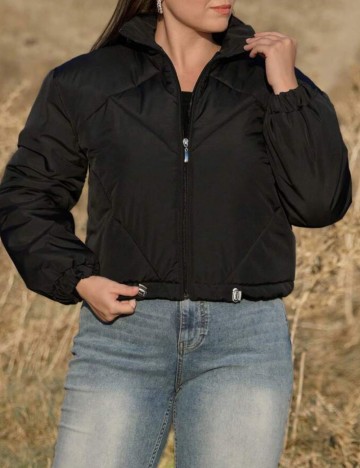 Geacă Shein Curve+, negru