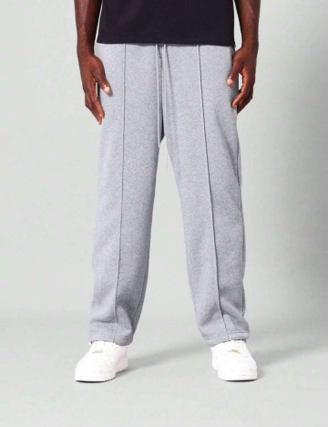 Pantaloni de trening Shein SUMWON, gri