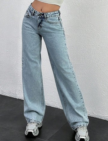 Jeans Shein, albastru