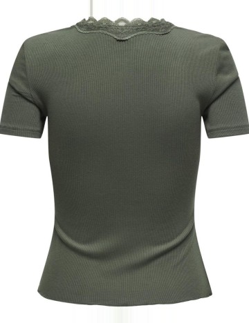 Tricou Only, kaki