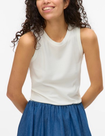 Maiou Vero Moda Aware, alb