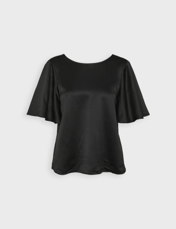 Cămașă cu mânecă scurtă Vero Moda, negru