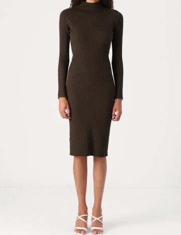 Rochie tricotată Vero Moda, maro