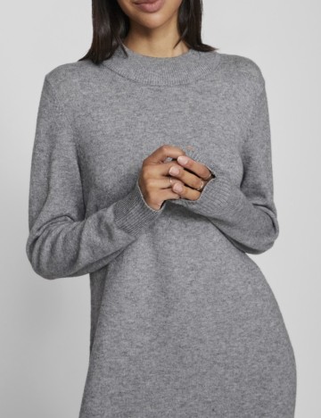 Rochie midi Vila, gri