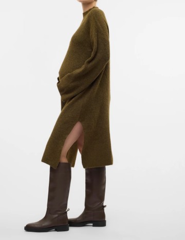 Rochie tricotată Mamalicious, kaki