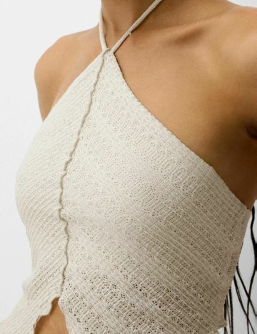 Top Bershka, crem