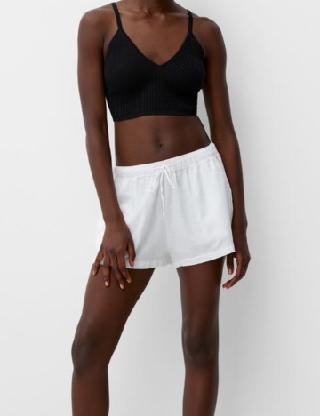 Top Bershka, negru