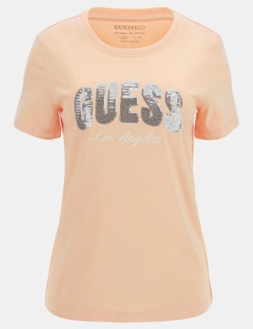 Tricou Guess, portocaliu
