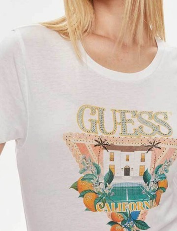 Tricou Guess, alb