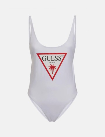 Costum de baie întreg Guess, alb