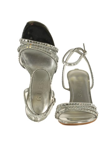 Sandale Cu Toc Guess, argintiu