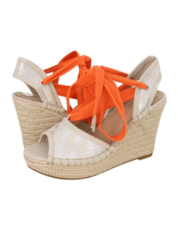 Sandale cu platformă Guess, mix culori