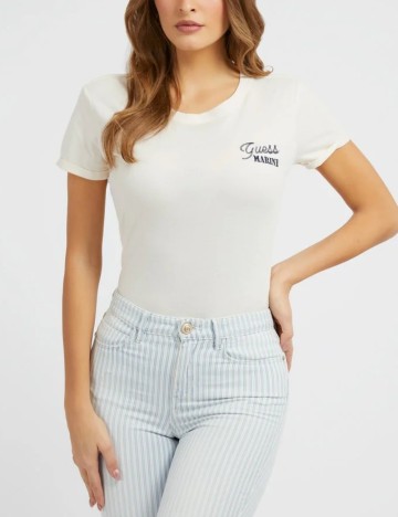 Tricou Guess, crem