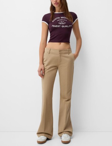 Pantaloni Bershka, bej