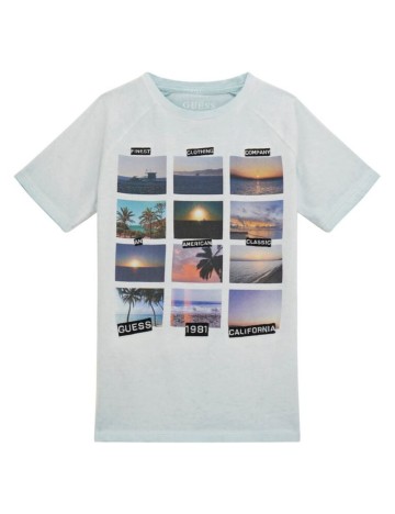 Tricou Guess, albastru