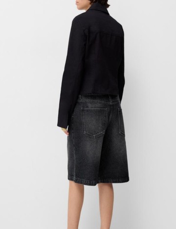 Jachetă Bershka, negru