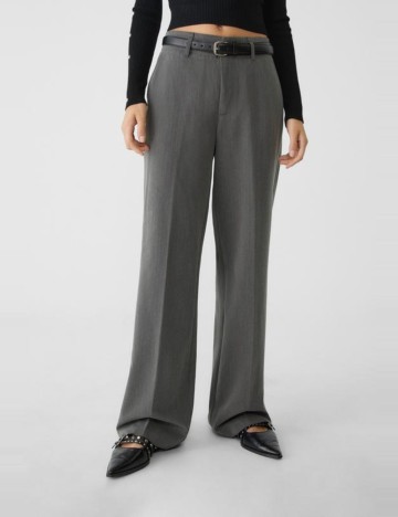 Pantaloni Stradivarius, gri