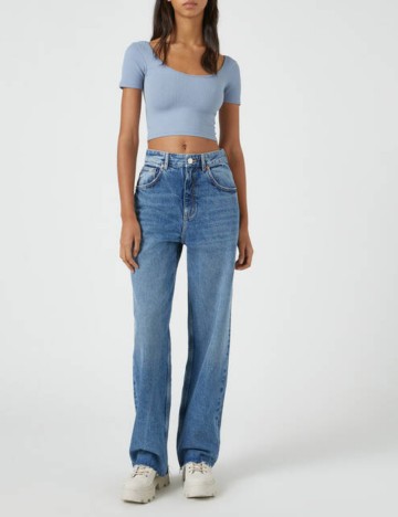 Top Pull&Bear, albastru