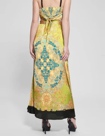 Fustă maxi Guess, mix culori