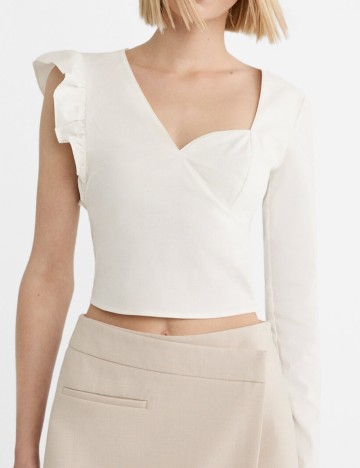 Top Stradivarius, alb