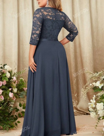 Rochie de ocazie Shein Curve+, albastru