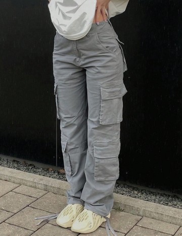 Pantaloni Shein, gri