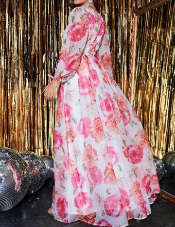Rochie maxi Shein, mix culori