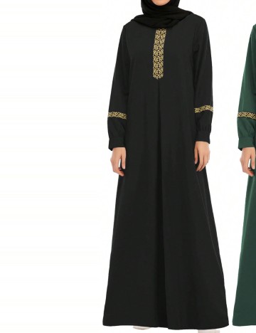 Set rochie și eșarfă Shein, negru