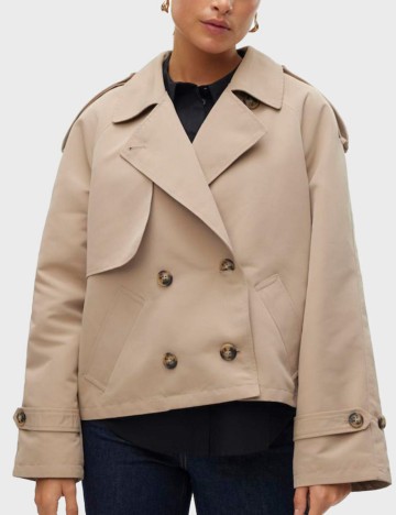 Trench scurt Vero Moda, bej