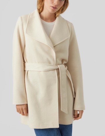 Palton Vero Moda, crem