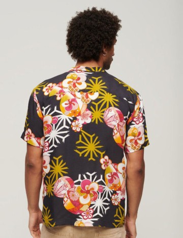 Cămașă cu mânecă scurtă Superdry, mix culori