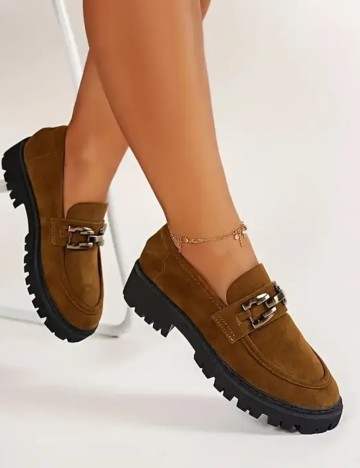 Pantofi Shein, maro