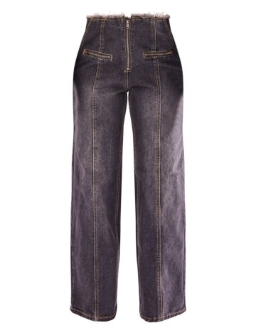 Jeans PRETTYLITTLETHING, gri