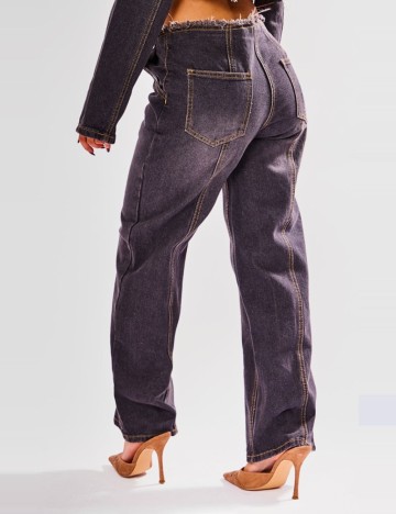 Jeans PRETTYLITTLETHING, gri