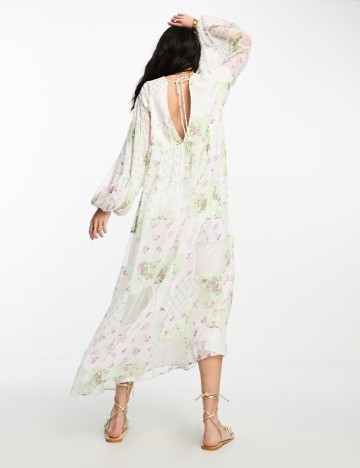 Rochie maxi ASOS, mix culori