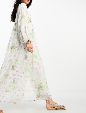 Rochie maxi ASOS, mix culori