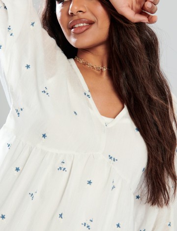 Rochie mini Sinsay, alb