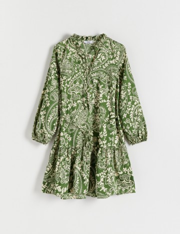 Rochie mini RESERVED, verde