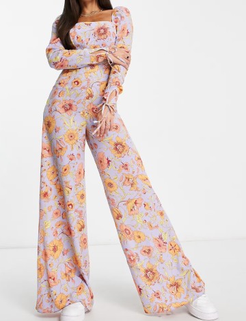 Salopetă lungă ASOS, mix culori