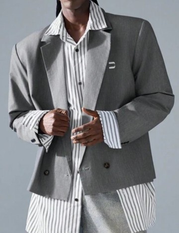 Sacou Shein NEON BLANC, gri